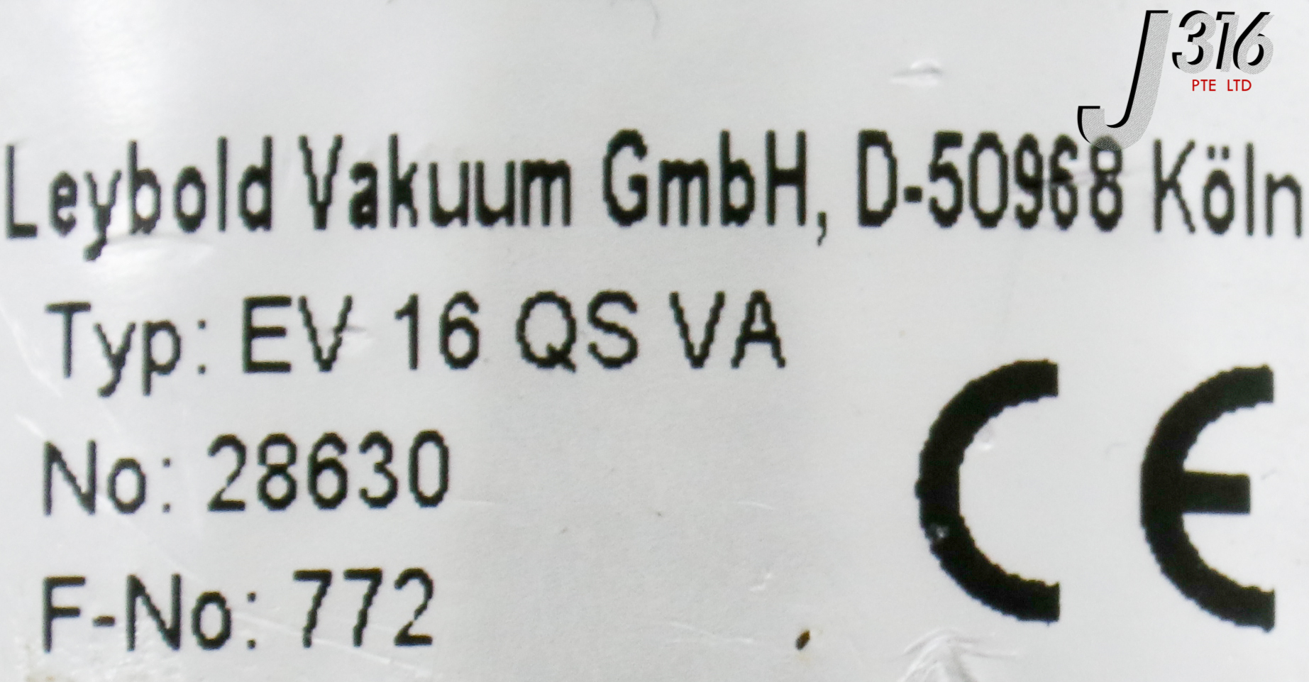 18938 LEYBOLD VACUUM ANGLE VALVE, 28630 EV 16 QS VA | eBay